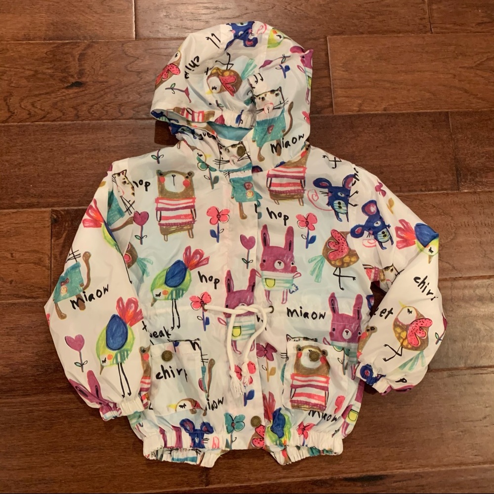 Adorable child’s printed spring jacket